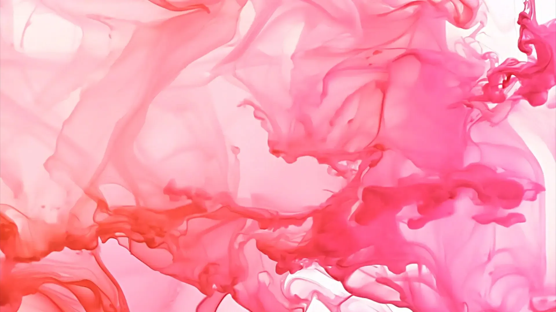 Pink Watercolor Swirls Overlay for Relaxation and Meditation Videos